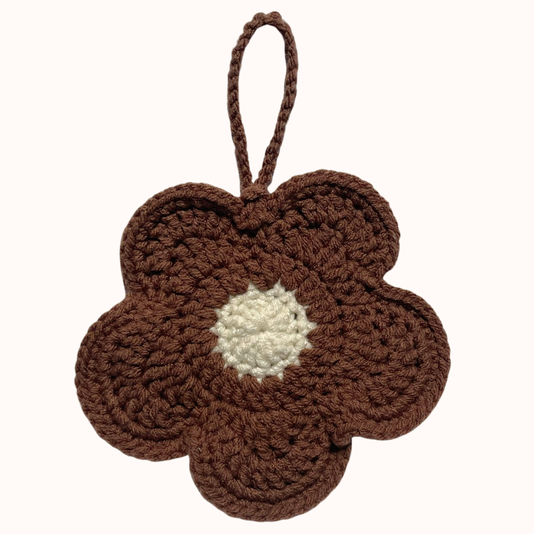 Flower Pouch Bag Charm