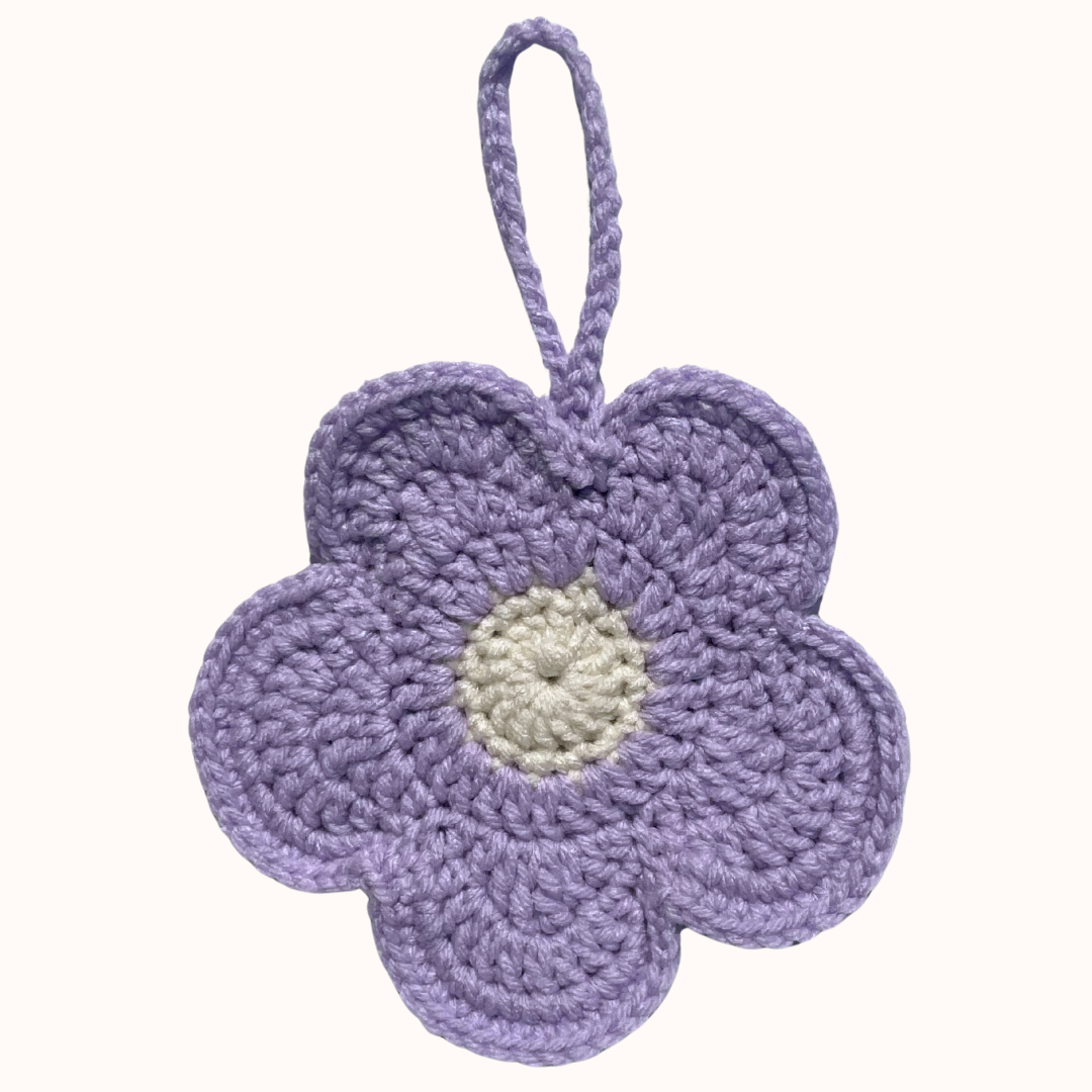 Flower Pouch Bag Charm