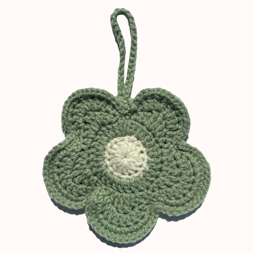 Flower Pouch Bag Charm