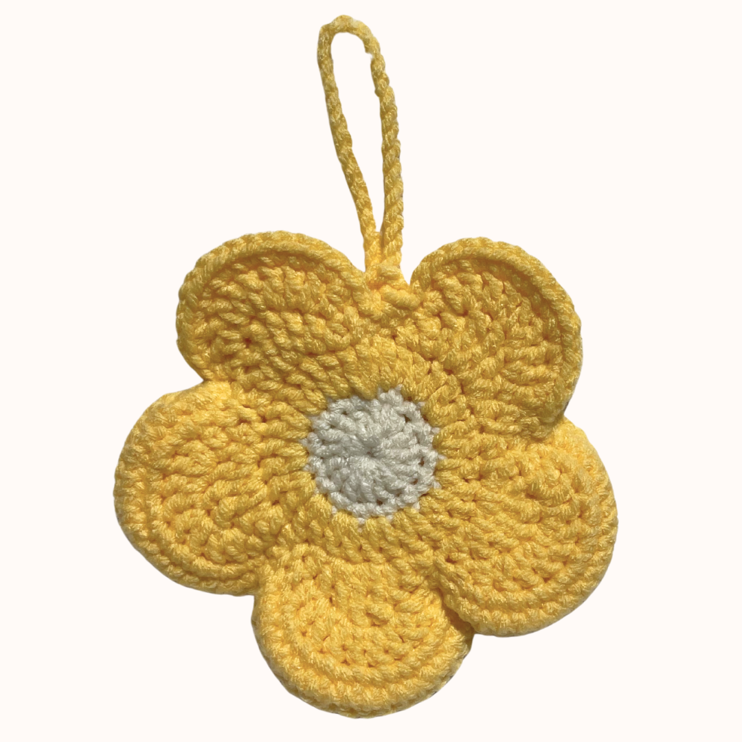 Flower Pouch Bag Charm